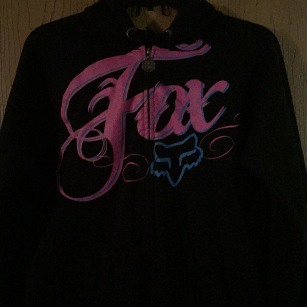 Fox racing hoodie full zip jacket juniors XL